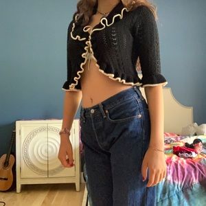 Ana Sui designer cardigan